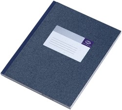 Notitieboek Atlanta 210x165 128blz lijn blauw