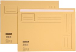 Vouwmap Quantore Folio ongelijke zijde 250gr beige