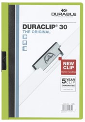 Klemmap Durable Duraclip A4 3mm 30 vellen groen