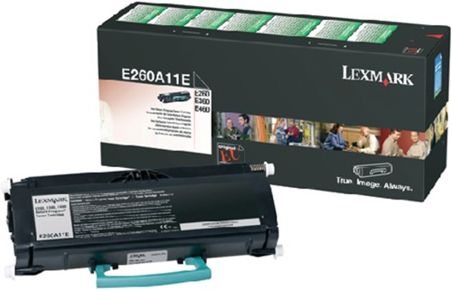 Tonercartridge Lexmark E260A11E prebate zwart