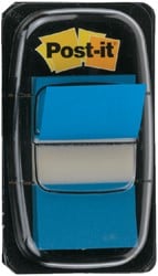 Indextabs Post-it 680 25.4x43.2mm blauw 50 tabs