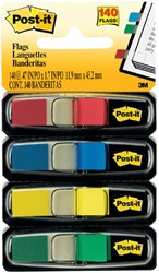 Indextabs Post-it 6834 11,9x43,1mm assorti 140 tabs