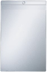 Insteekmap U-model Leitz Premium met ophangoog 0.20mm PVC A5 transparant 50 stuks