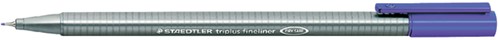 Fineliner Staedtler Triplus 334 blauw 0.3mm