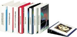 Presentatieringband Esselte Essentials A4 panorama 23-rings O-mechaniek 20mm blauw