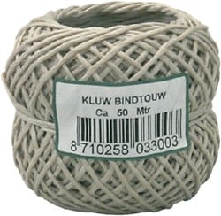 Henneptouw Muller 2-draads 50 gram ca 50 meter
