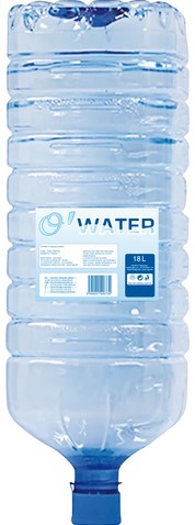 Bronwater O-water fles 18 liter